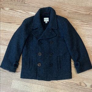 The Children's Place Boys Gray Peacoat sz 5 / 6